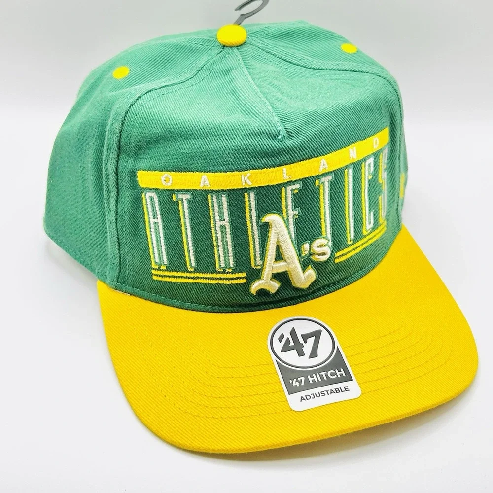 Oakland Athletics '47 Brand Double Header Hitch Hat Cap Snapback Adjustable MLB